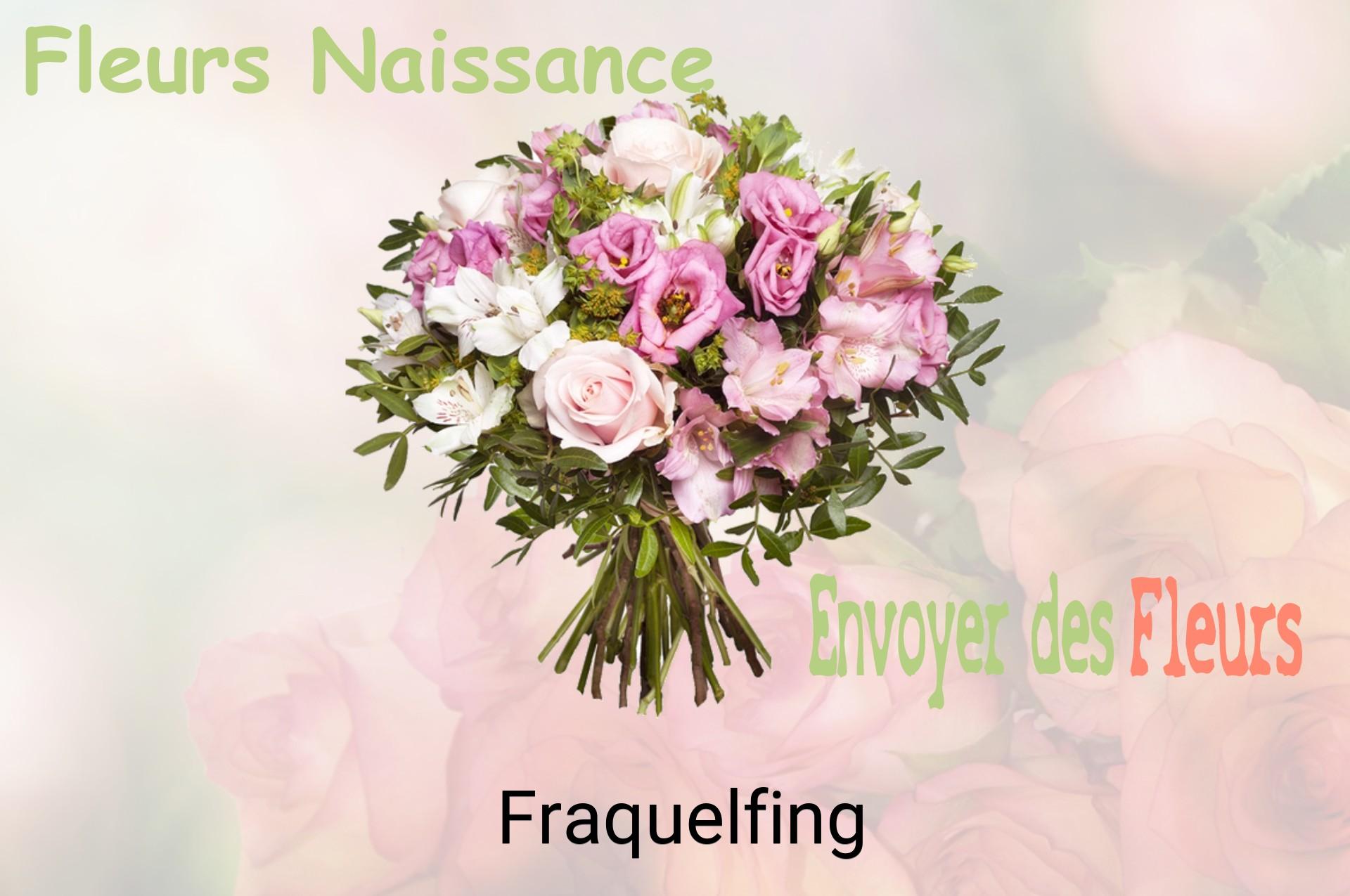 Bouquet de fleurs de naissance livré à Fraquelfing